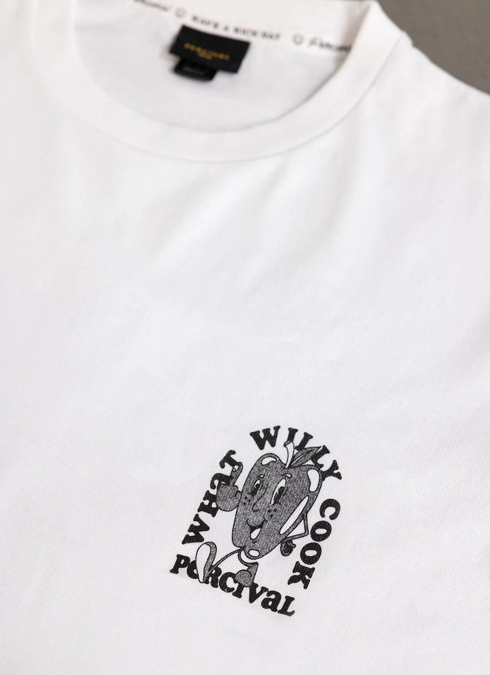 Apple A Day Oversized T Shirt | Percival X What Willy Cook | White 5 Apple A Day Oversized T Shirt | Percival X What Willy Cook | White - Image 3