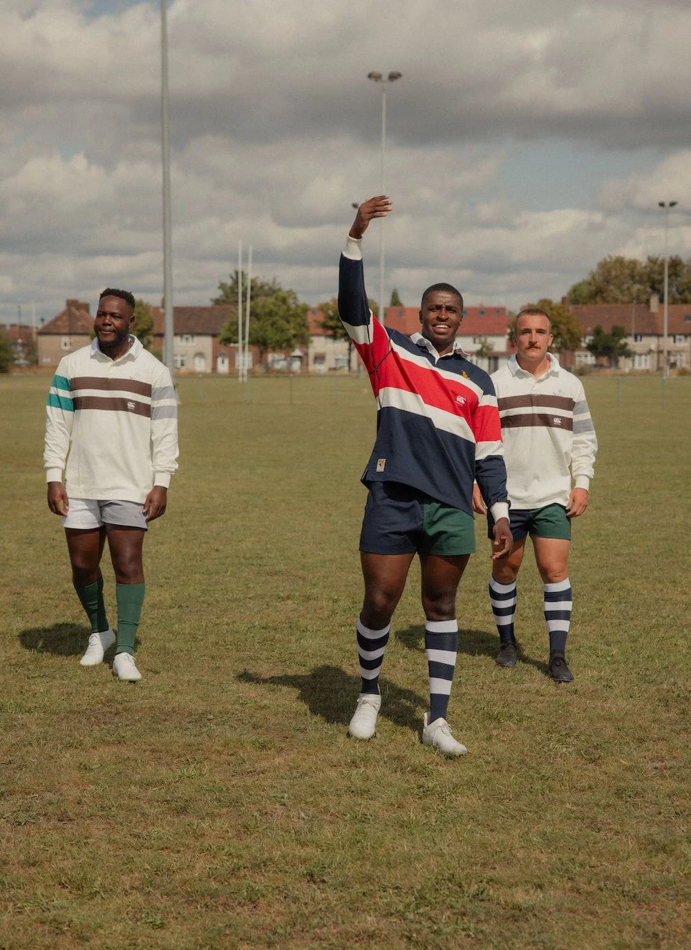 Rugby Shorts | Canterbury And Percival | Navy With Green 5 Rugby Shorts | Canterbury And Percival | Navy With Green - Image 3