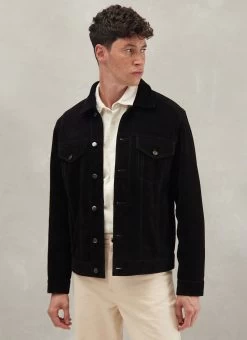 Western Suede Jacket | Black