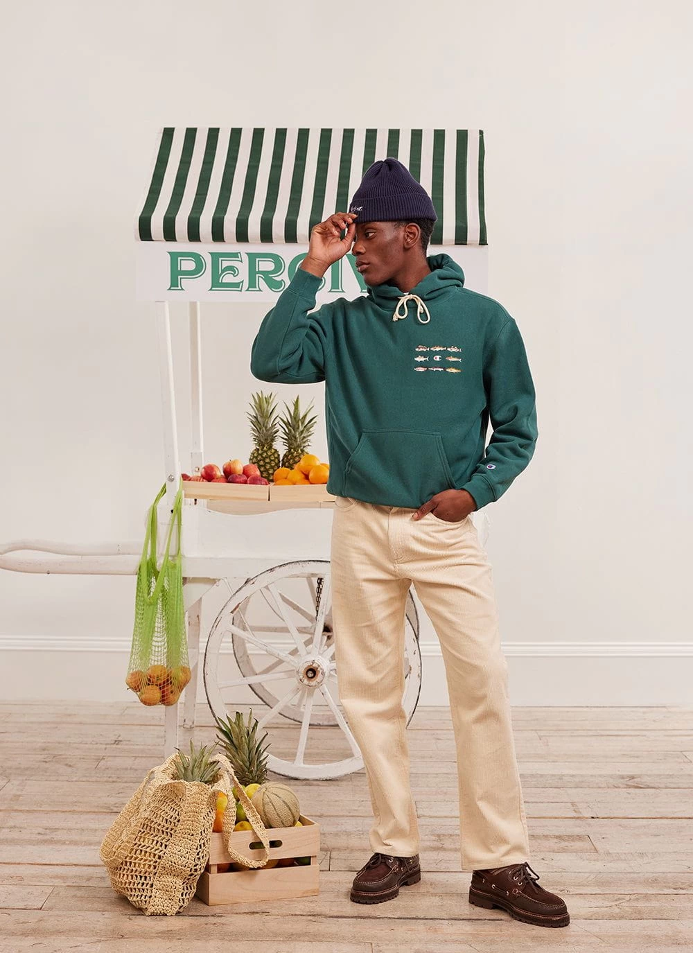 Rare Fish Hoodie | Champion And Percival | Forest 5 Rare Fish Hoodie | Champion And Percival | Forest - Image 3