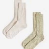 Socks 2 Pack | Melange | Oat & Fern Green 1 Socks 2 Pack | Melange | Oat & Fern Green -Urban Wear Shop PERCIVAL MENSWEAR5 61eebec1 4004 4ee6 846b 4af34477d61a