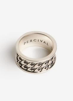 Houndstooth Ring | Sterling Silver -Urban Wear Shop PERCIVAL MENSWEAR6 cd2d4bd1 a987 4a39 8dc8 2355320ce515