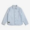 Quilted Overshirt | Linen | Light Blue