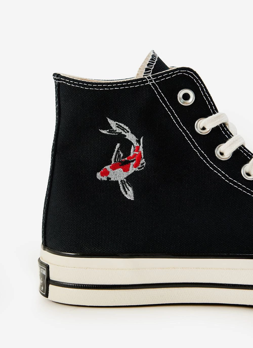 Embroidered 70s | Koi | Percival Converse | Black 4 Embroidered 70s | Koi | Percival Converse | Black - Image 2