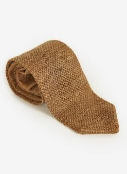 Linen Tie | Khaki Marl