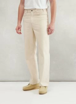 5 Pocket Twill Trouser | Ecru