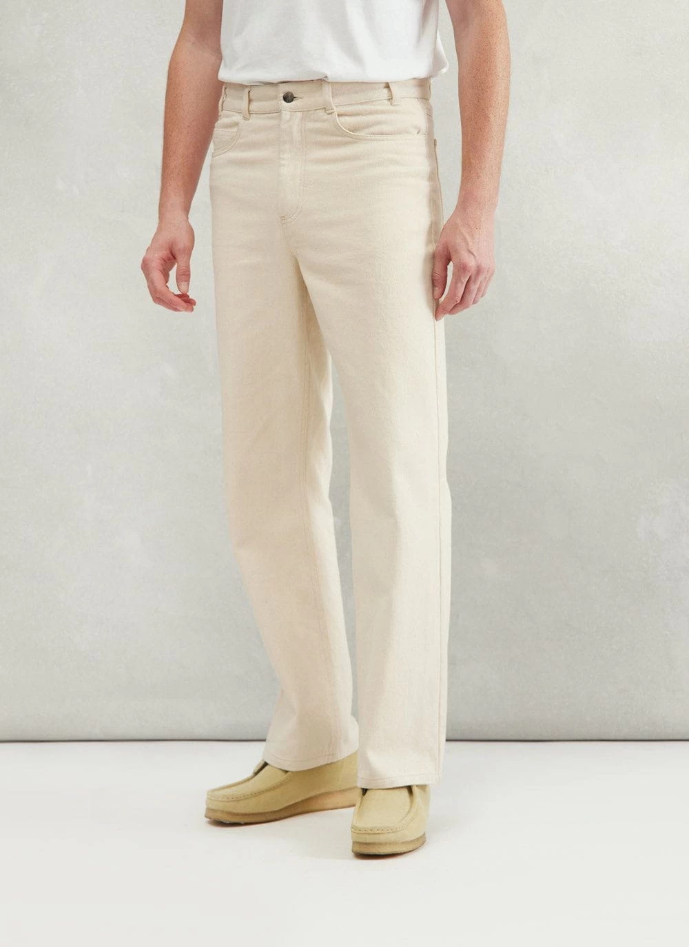 5 Pocket Twill Trouser | Ecru 3 5 Pocket Twill Trouser | Ecru