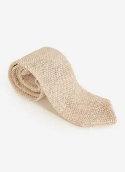 Linen Tie | Oat Marl