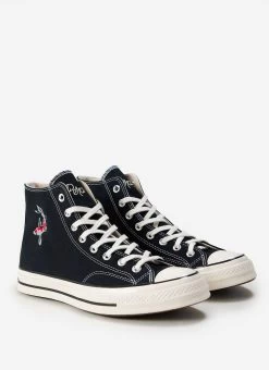 Embroidered 70s | Koi | Percival Converse | Black