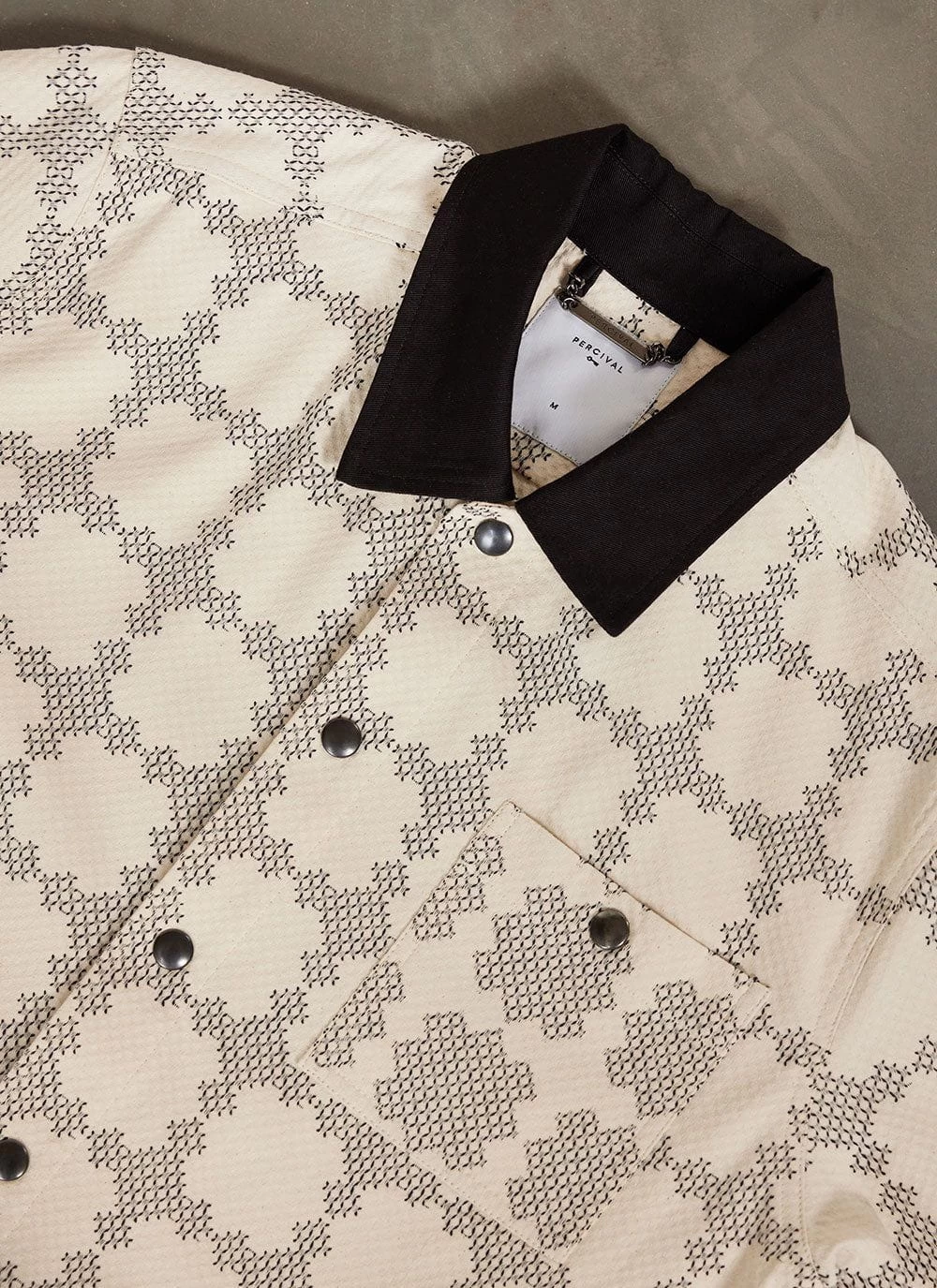 All Sorts Patchwork Overshirt | Cotton | Ecru 9 All Sorts Patchwork Overshirt | Cotton | Ecru - Image 7