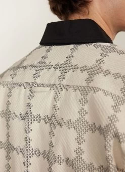 All Sorts Patchwork Overshirt | Cotton | Ecru 13 All Sorts Patchwork Overshirt | Cotton | Ecru -Urban Wear Shop PERCIVAL MENSWEAR ALL SORTS PATCHWORK OVERSHIRT 7