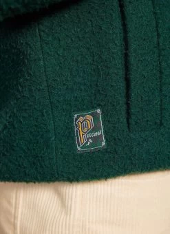 Anderson Zip Overshirt | Casentino Wool | Forest 19 Anderson Zip Overshirt | Casentino Wool | Forest -Urban Wear Shop PERCIVAL MENSWEAR ANDERSON ZIP OVERSHIRT FOREST 6