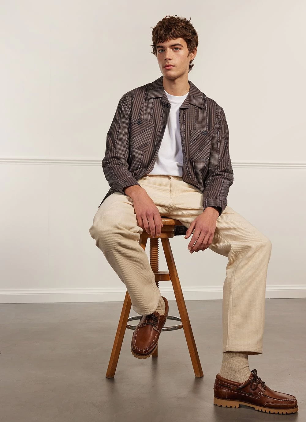 Ashdown Stripe Overshirt | Multi 7 Ashdown Stripe Overshirt | Multi - Image 5