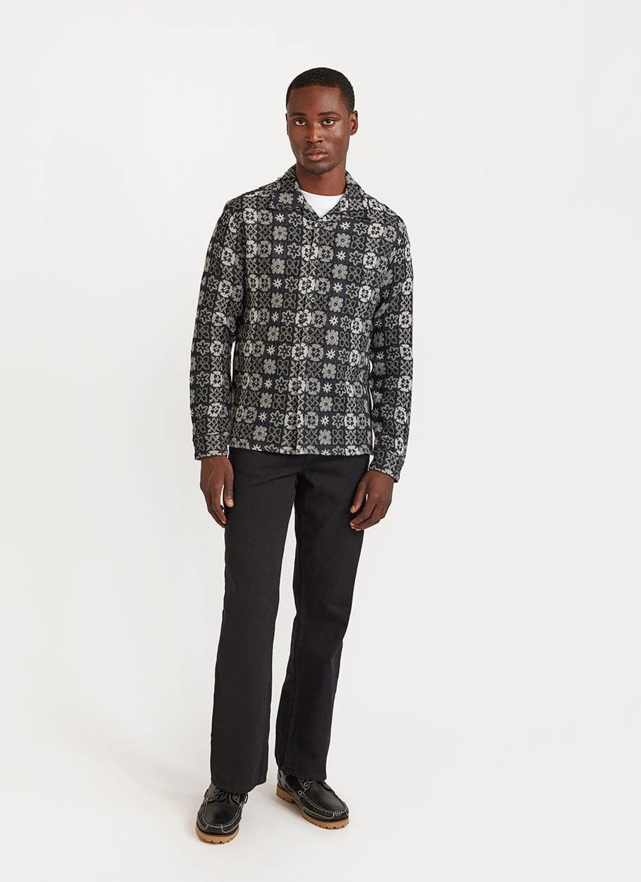 Ashdown Wildflower Shirt | Wool | Black Multi 9 Ashdown Wildflower Shirt | Wool | Black Multi - Image 7