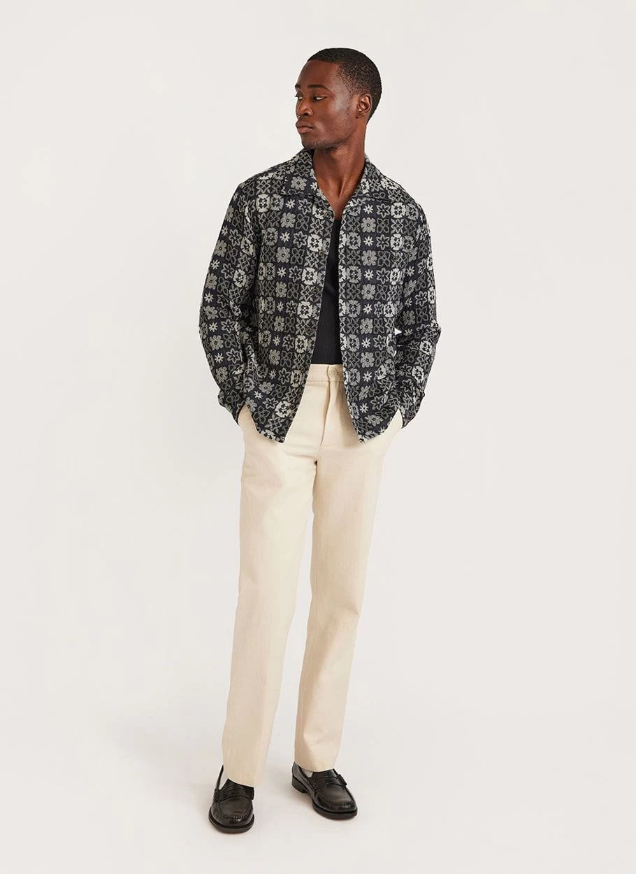 Ashdown Wildflower Shirt | Wool | Black Multi 4 Ashdown Wildflower Shirt | Wool | Black Multi - Image 2