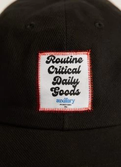 Auxiliary Cap 01 | Cotton | Black -Urban Wear Shop PERCIVAL MENSWEAR AUXILARY10