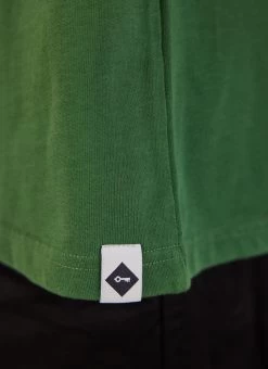 Stolen Wheel Auxiliary T Shirt | Embroidered Organic Cotton | Forest -Urban Wear Shop PERCIVAL MENSWEAR AUXILARY BIKE T FOREST3