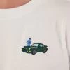Envy Auxiliary T Shirt | Embroidered Organic Cotton | White -Urban Wear Shop PERCIVAL MENSWEAR AUXILARY CAR T WHITE2