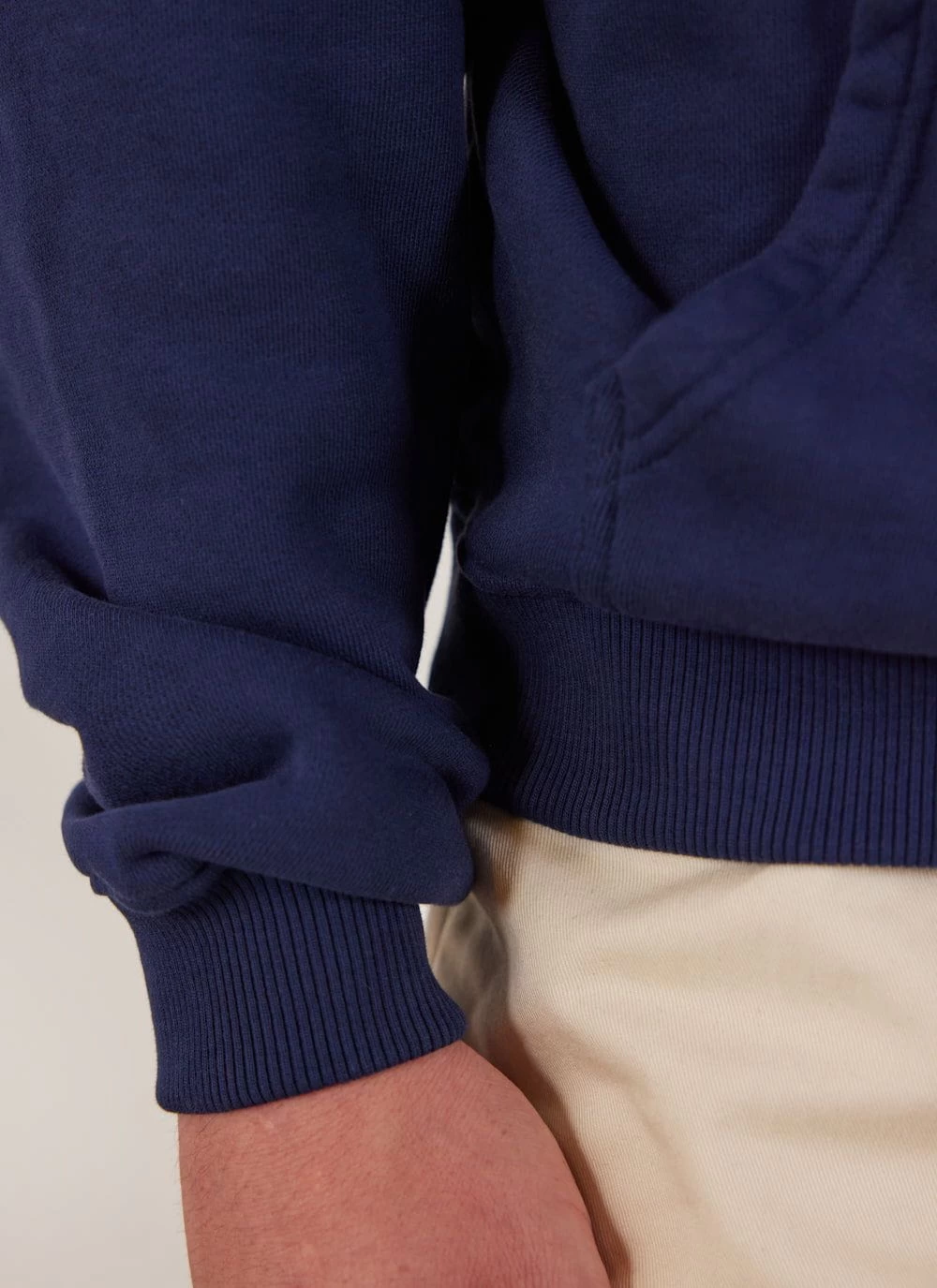 Auxiliary Hoodie 01 | Cotton | Navy 9 Auxiliary Hoodie 01 | Cotton | Navy - Image 8