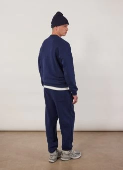 Canard Auxiliary Sweatshirt | Cotton | Navy -Urban Wear Shop PERCIVAL MENSWEAR AUXILARY DAILY GOODS NAVY SWEATSHIRT6