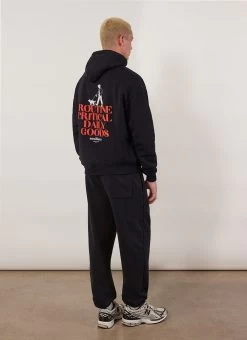 Bark And Stroll Auxiliary Hoodie | Cotton | Black 18 Bark And Stroll Auxiliary Hoodie | Cotton | Black -Urban Wear Shop PERCIVAL MENSWEAR AUXILARY DAILY GOODS PRINTED HOODIE BLACK7