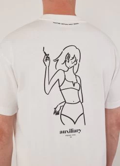 Alfresco Oversized Auxiliary T Shirt | Organic Cotton | White 14 Alfresco Oversized Auxiliary T Shirt | Organic Cotton | White -Urban Wear Shop PERCIVAL MENSWEAR AUXILARY DAILY GOODS WOMAN WHITE T6