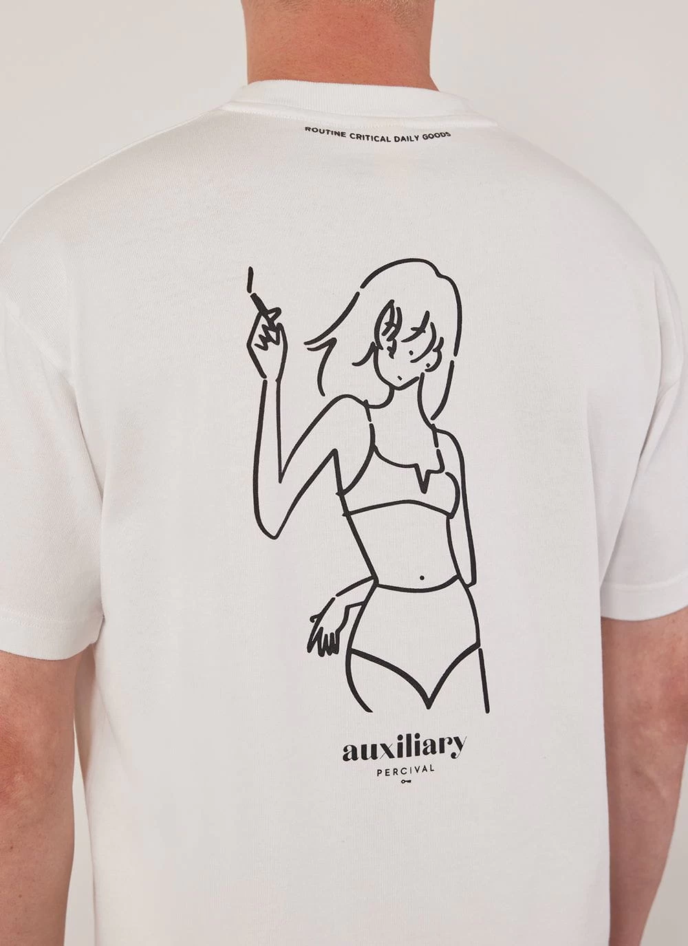 Alfresco Oversized Auxiliary T Shirt | Organic Cotton | White 6 Alfresco Oversized Auxiliary T Shirt | Organic Cotton | White - Image 4