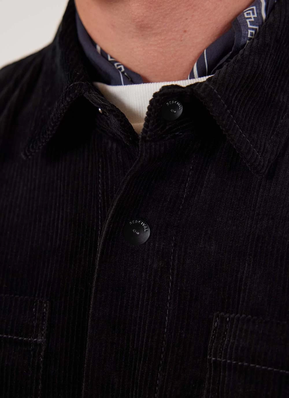 Draftsman Auxiliary Overshirt | Cord | Black 8 Draftsman Auxiliary Overshirt | Cord | Black - Image 6