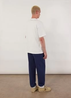 Bouquet Oversized Auxiliary T Shirt | Embroidered Organic Cotton | White 16 Bouquet Oversized Auxiliary T Shirt | Embroidered Organic Cotton | White -Urban Wear Shop PERCIVAL MENSWEAR AUXILARY FLORAL WHITE T5