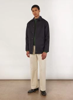 Waterproof Auxiliary Sherlock | Black With Blue 17 Waterproof Auxiliary Sherlock | Black With Blue -Urban Wear Shop PERCIVAL MENSWEAR AUXILARY SHERLOCK BLACK BLUE