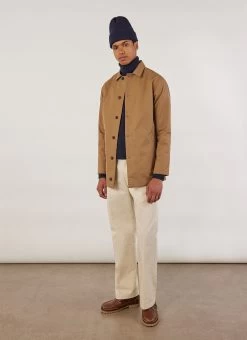 Waterproof Auxiliary Sherlock | Tan With Navy -Urban Wear Shop PERCIVAL MENSWEAR AUXILARY SHERLOCK TAN NAVY6