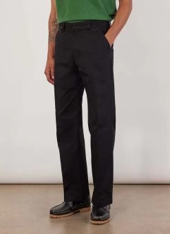 Stay Press Auxiliary Trouser | Cotton Twill Canvas | Black