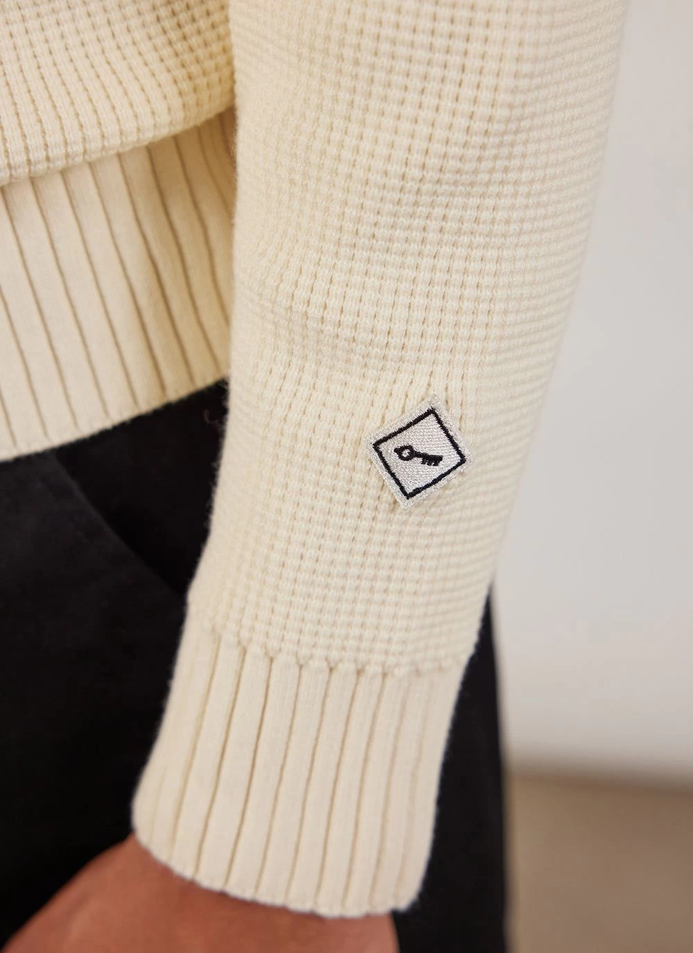 Tech Pique Auxiliary Crew Neck | Cotton | Ecru 10 Tech Pique Auxiliary Crew Neck | Cotton | Ecru - Image 8