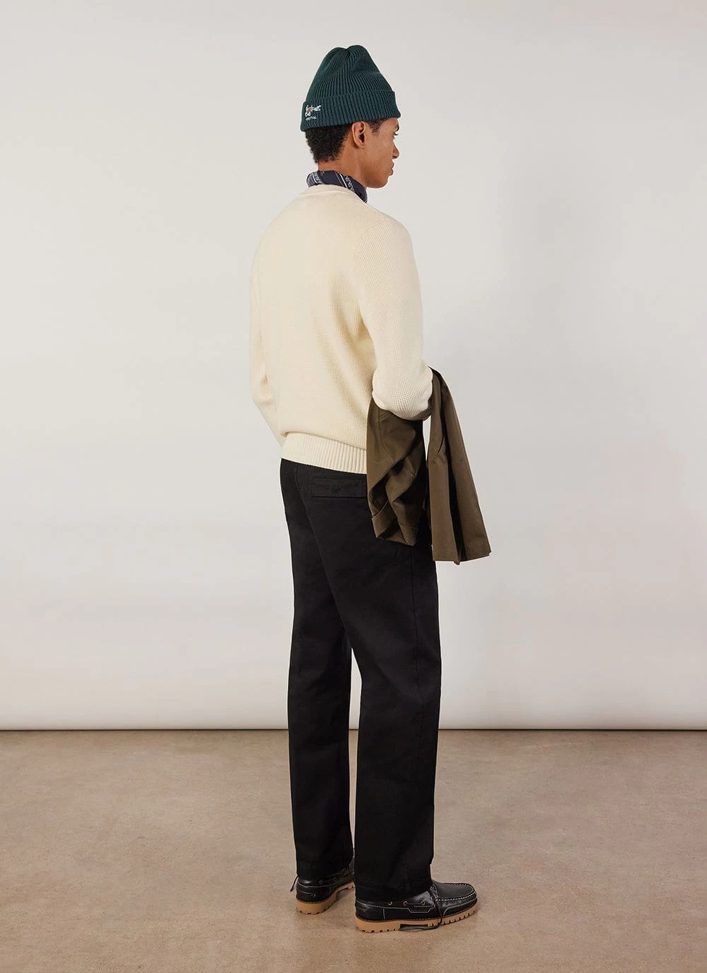 Tech Pique Auxiliary Crew Neck | Cotton | Ecru 9 Tech Pique Auxiliary Crew Neck | Cotton | Ecru - Image 7