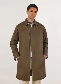 Waterproof Auxiliary Greyson Trench | Forest With Cinnamon