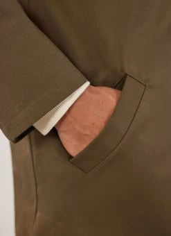 Waterproof Auxiliary Greyson Trench | Forest With Cinnamon -Urban Wear Shop PERCIVAL MENSWEAR AUXILARY TRENCH FOREST9