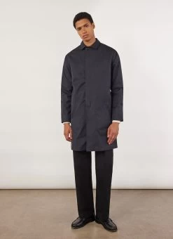 Waterproof Auxiliary Greyson Trench | Midnight With Olive 27 Waterproof Auxiliary Greyson Trench | Midnight With Olive -Urban Wear Shop PERCIVAL MENSWEAR AUXILARY TRENCH NAVY