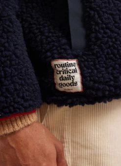 Auxiliary Fleece | Wool | Navy -Urban Wear Shop PERCIVAL MENSWEAR AUX FLEECE NAVY3