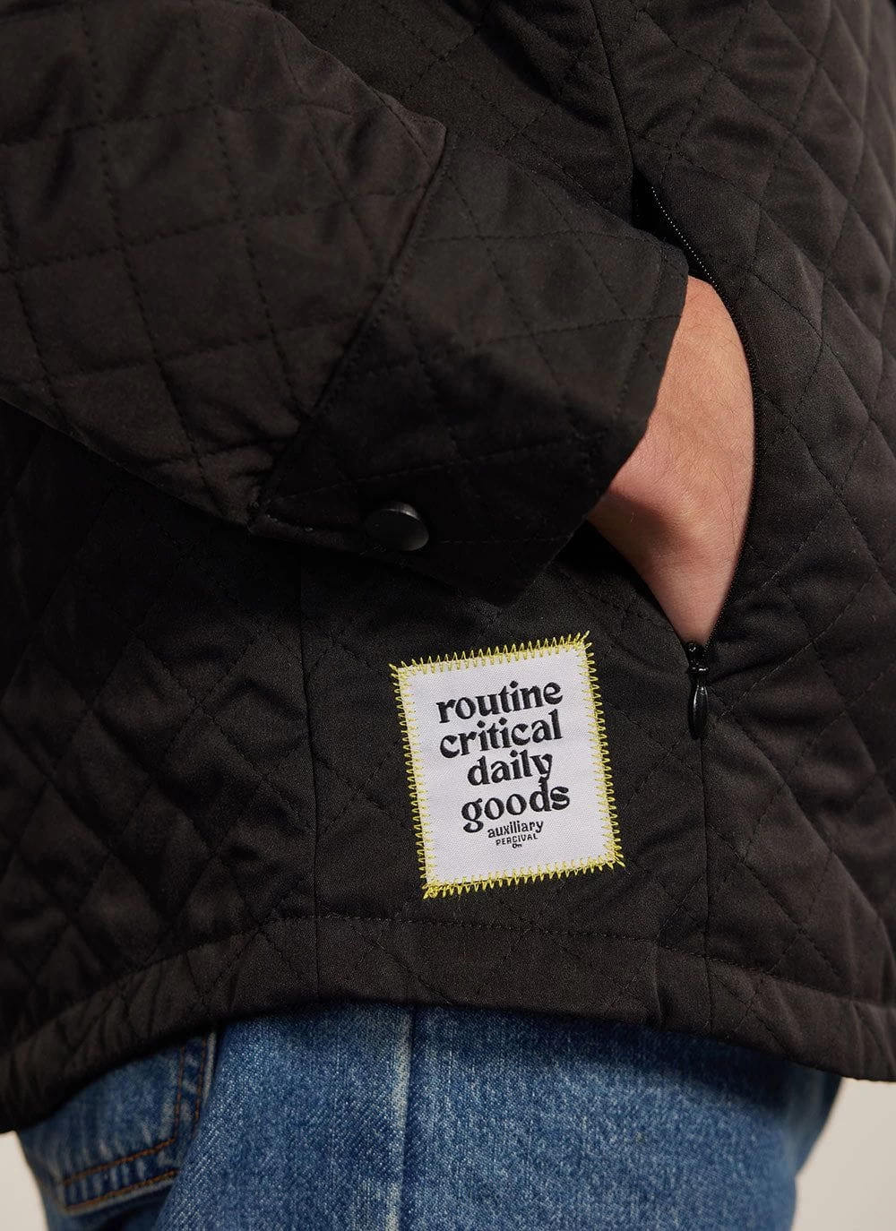 Auxiliary Quilted Shirt | Black 10 Auxiliary Quilted Shirt | Black - Image 8