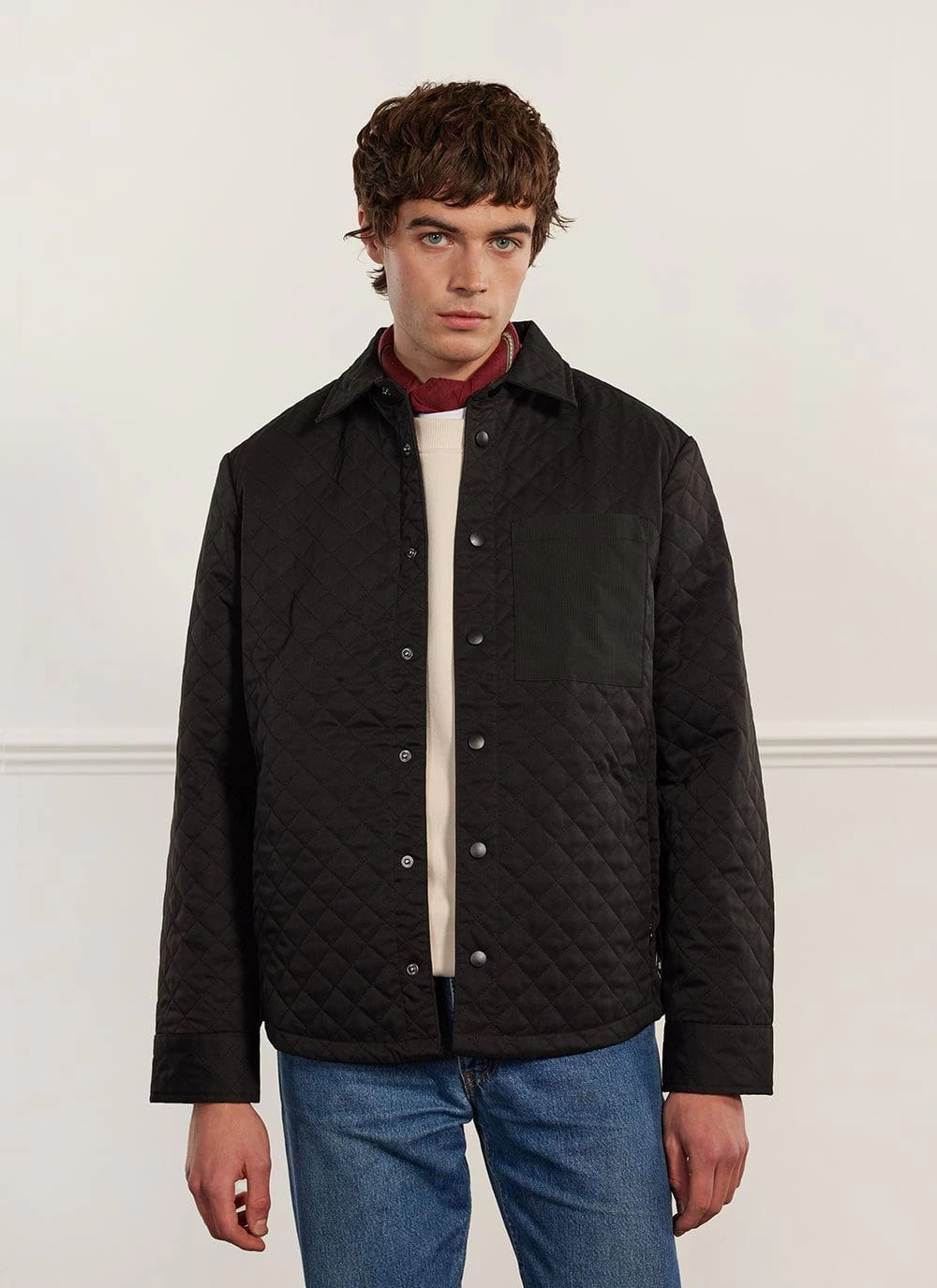 Auxiliary Quilted Shirt | Black 7 Auxiliary Quilted Shirt | Black - Image 5
