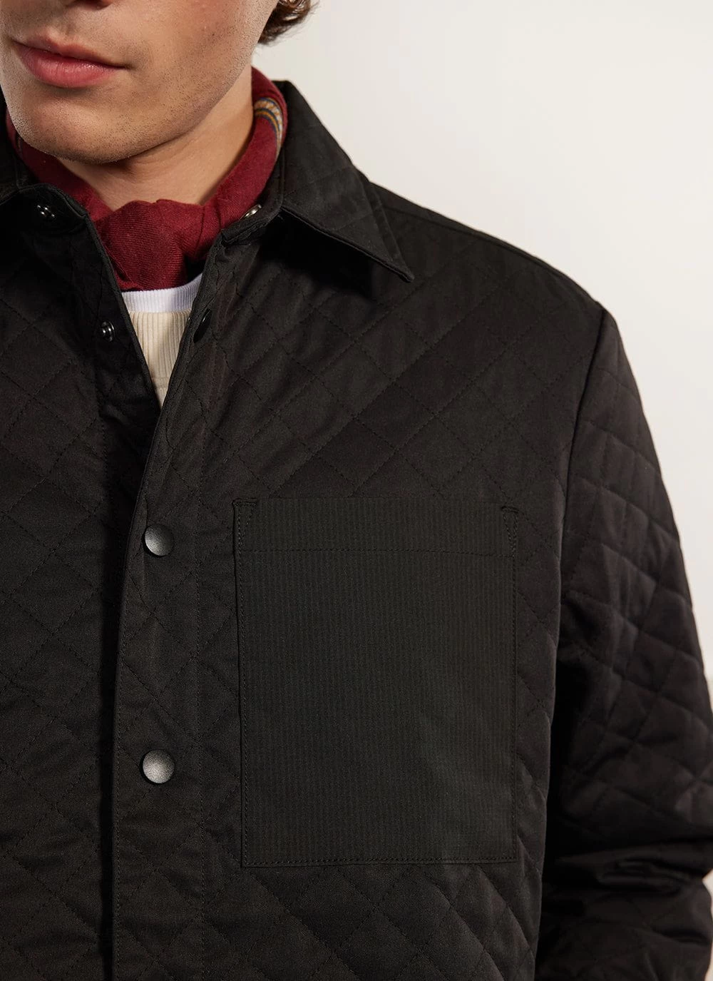 Auxiliary Quilted Shirt | Black 6 Auxiliary Quilted Shirt | Black - Image 4