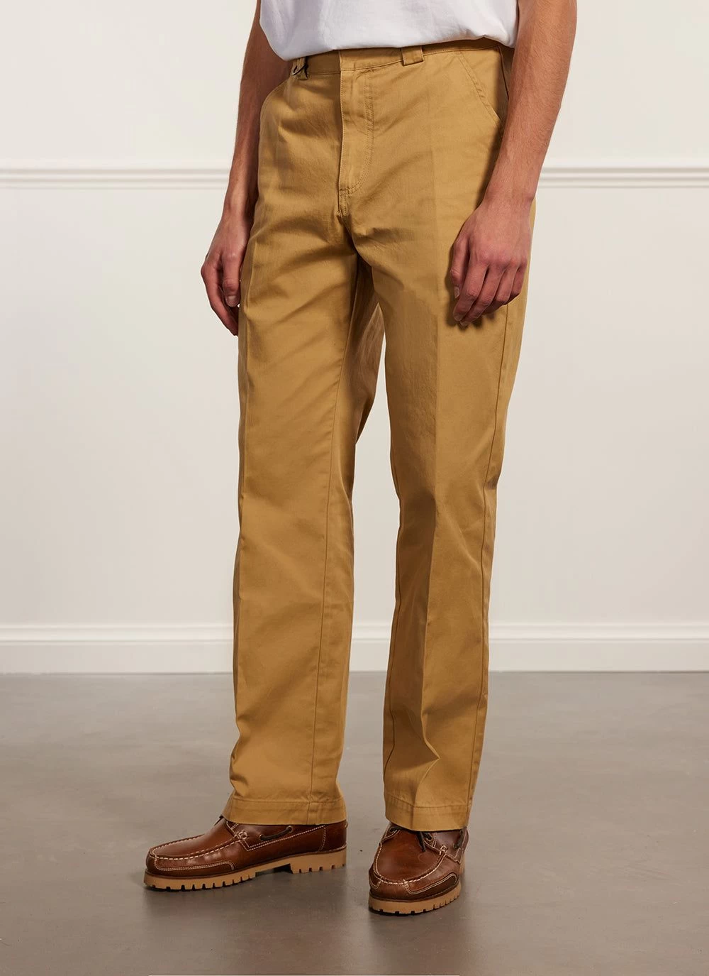 Stay Press Auxiliary Trouser | Cotton Twill Canvas | Camel 5 Stay Press Auxiliary Trouser | Cotton Twill Canvas | Camel - Image 3