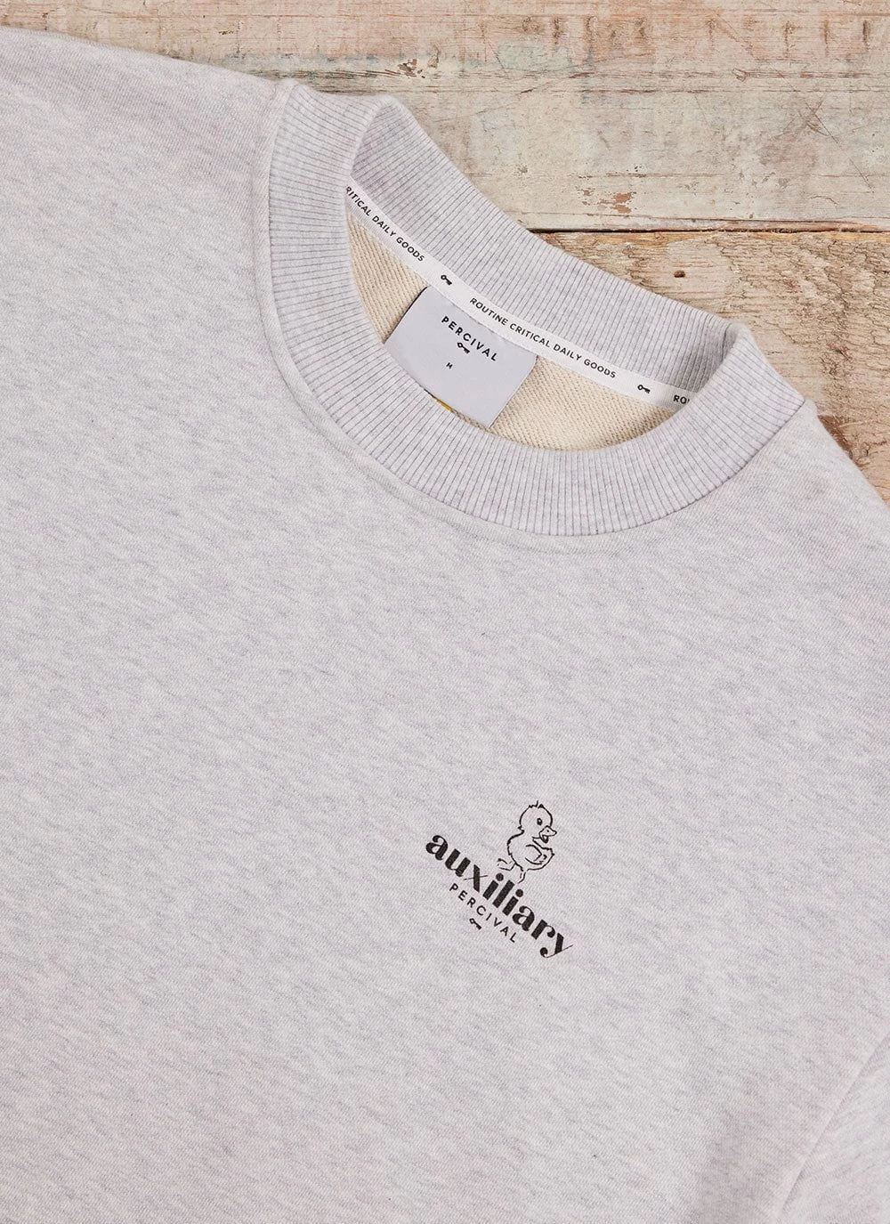 Canard Auxiliary Sweatshirt | Cotton | Athletic Grey 9 Canard Auxiliary Sweatshirt | Cotton | Athletic Grey - Image 7