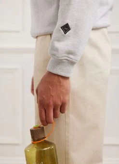 Canard Auxiliary Sweatshirt | Cotton | Athletic Grey 12 Canard Auxiliary Sweatshirt | Cotton | Athletic Grey -Urban Wear Shop PERCIVAL MENSWEAR AUX SWEATSHIRT GREY4