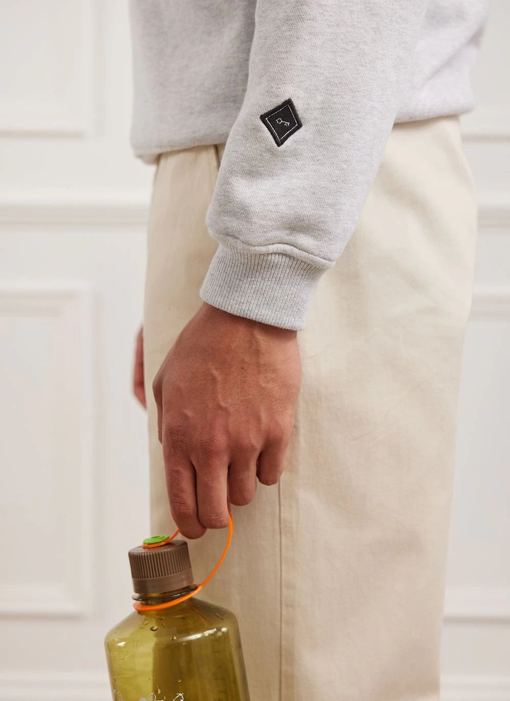 Canard Auxiliary Sweatshirt | Cotton | Athletic Grey 5 Canard Auxiliary Sweatshirt | Cotton | Athletic Grey - Image 3