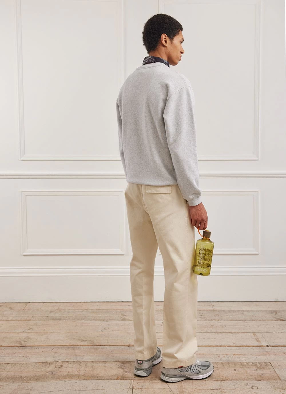 Canard Auxiliary Sweatshirt | Cotton | Athletic Grey 6 Canard Auxiliary Sweatshirt | Cotton | Athletic Grey - Image 4