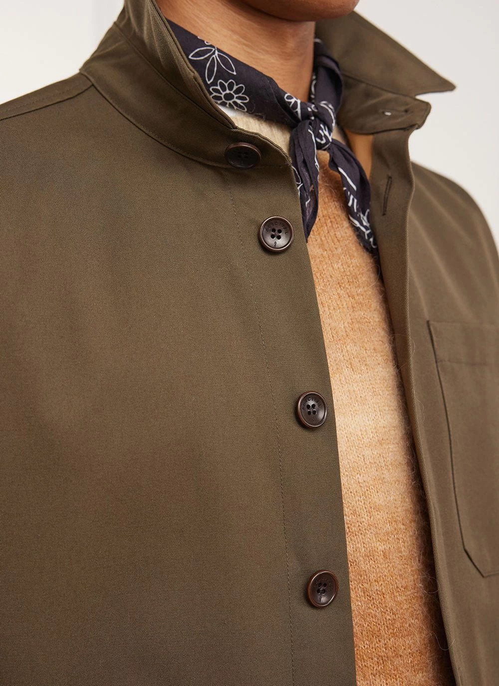 Waterproof Auxiliary Overshirt | Forest With Cinnamon 10 Waterproof Auxiliary Overshirt | Forest With Cinnamon - Image 8