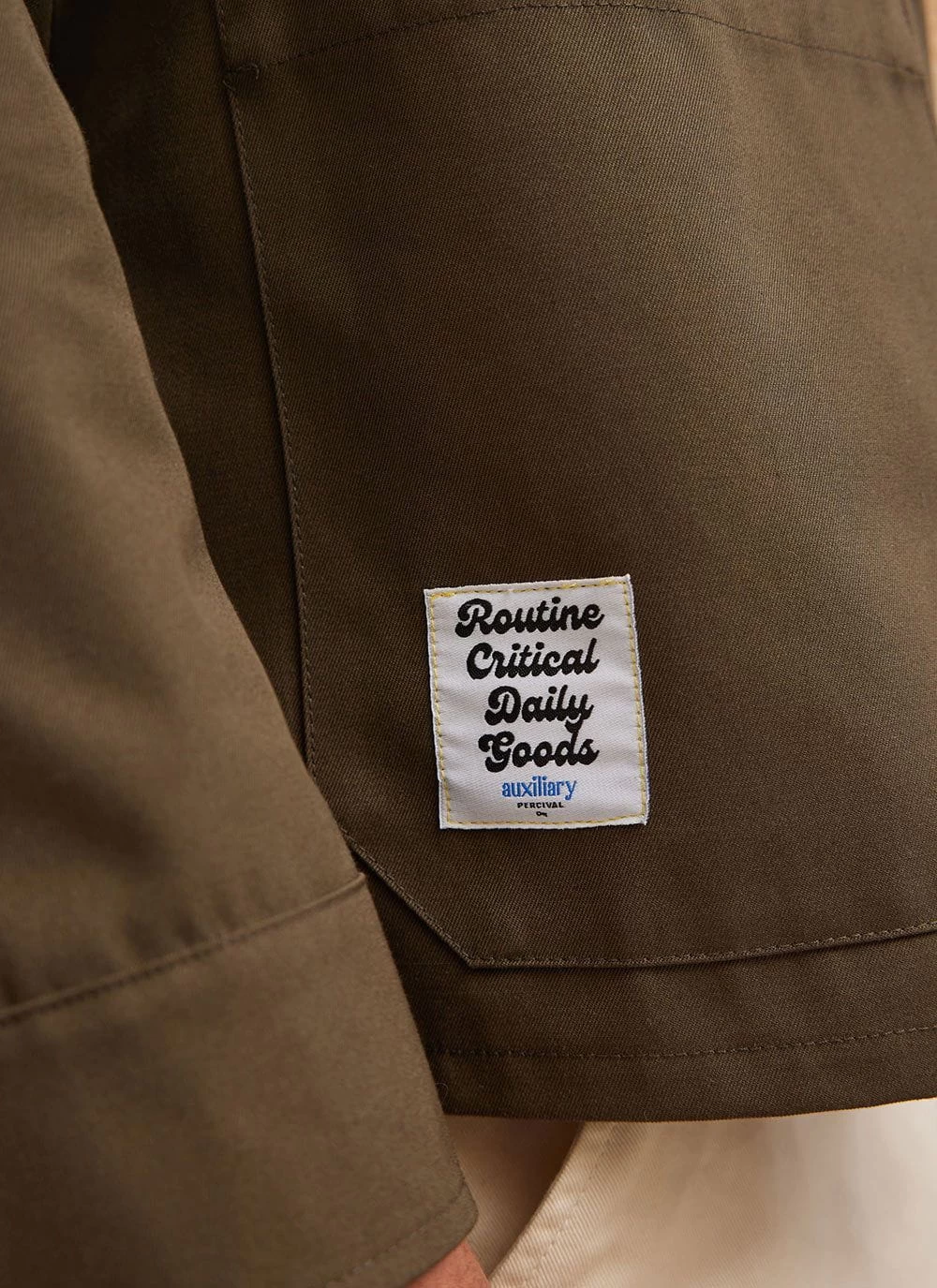 Waterproof Auxiliary Overshirt | Forest With Cinnamon 11 Waterproof Auxiliary Overshirt | Forest With Cinnamon - Image 9