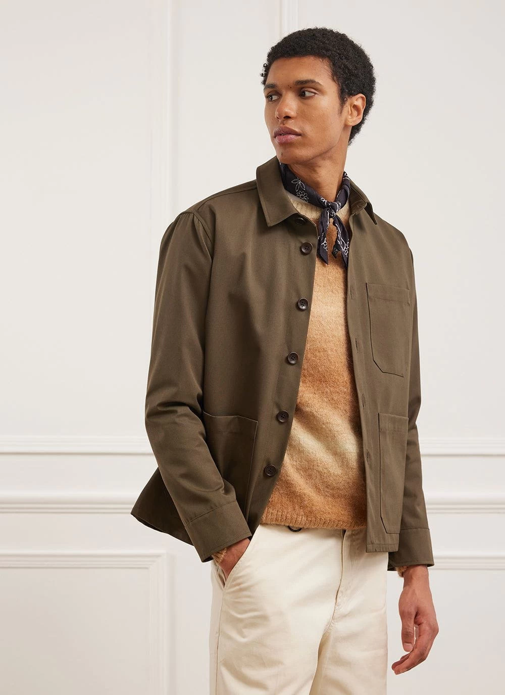 Waterproof Auxiliary Overshirt | Forest With Cinnamon 8 Waterproof Auxiliary Overshirt | Forest With Cinnamon - Image 6