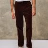 Straight Leg Trousers | Cotton Corduroy | Espresso -Urban Wear Shop PERCIVAL MENSWEAR BLACK STRAIGHT LEG TROUSER1